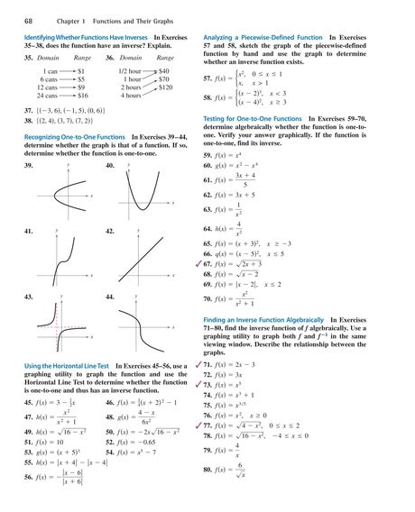 Larson Precalculus With Limits A Graphing Approach 7E Chapter 2 Printables