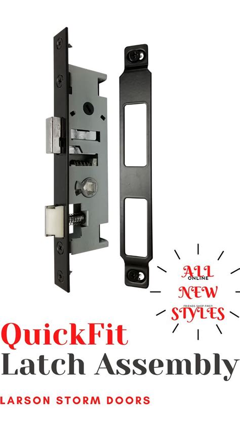 Larson Storm Door Latch Assembly Instructions