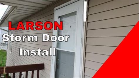 larson storm doors installation pdf