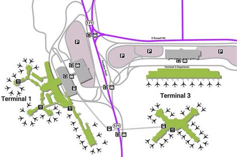 las vegas airport terminal layout