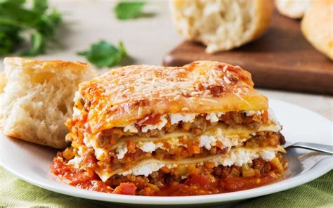 Lasagna Preparation