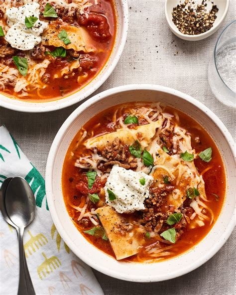 lasagna soup crock pot easy