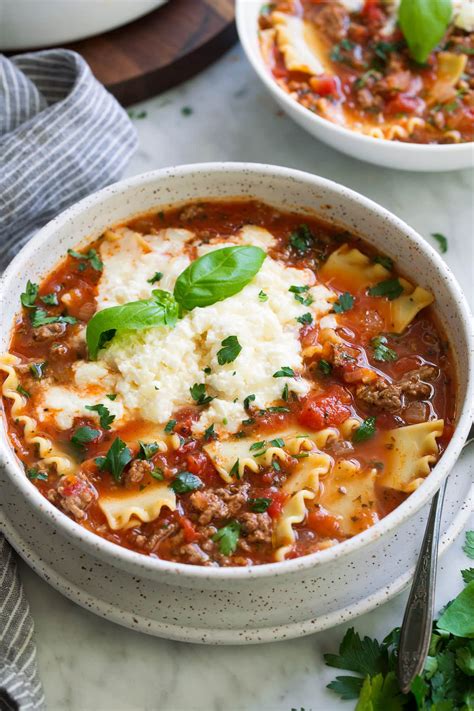 lasagna soup recipe pinterest