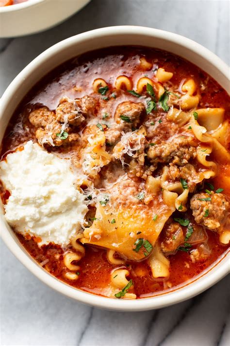 lasagna soup recipe with sausage