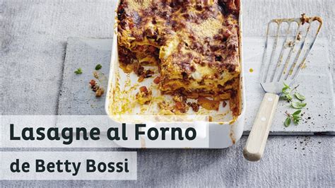 lasagne al forno betty bossi