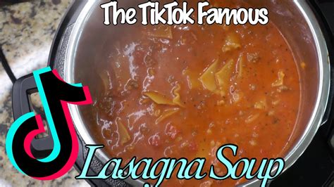 lasagne soup tiktok recipe