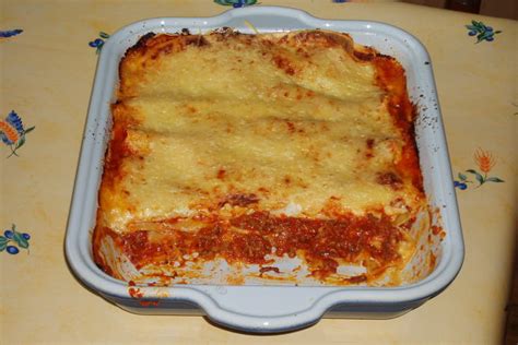 Lasagnes maison avec sauce à la viande