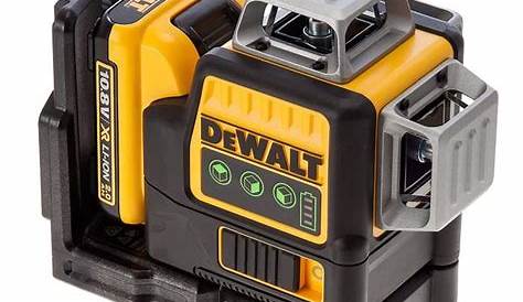 DEWALT Laser croix auto 2 lignes vert 12V 2Ah DCE088D1G