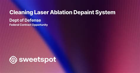 Laser Ablation Cleaning System
