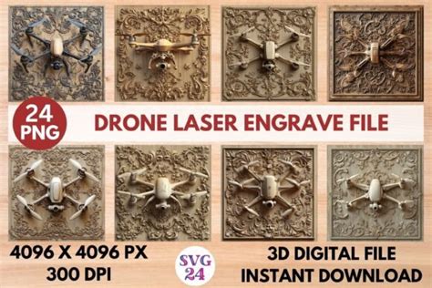 Laser Cut File Drone
