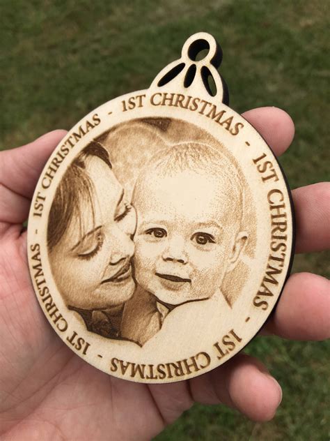 laser engraved christmas ornaments ideas