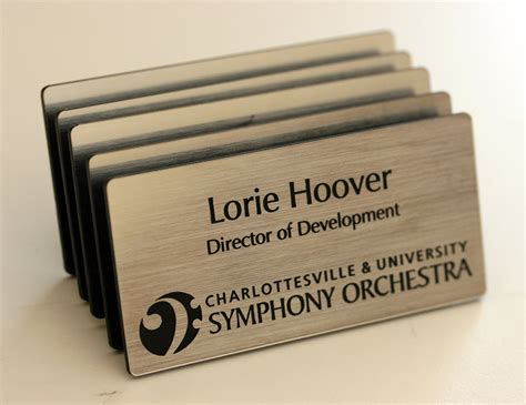 laser engraved magnetic name tags