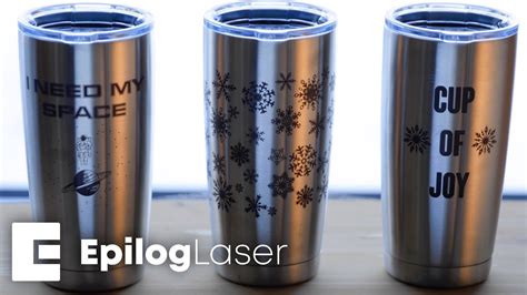 laser engraver for metal tumblers