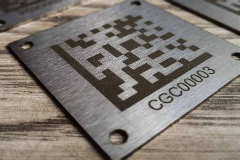 Laser Etched Qr Codes