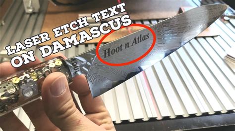 Laser Etching Knife Blade