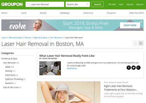 laser hair treatment groupon