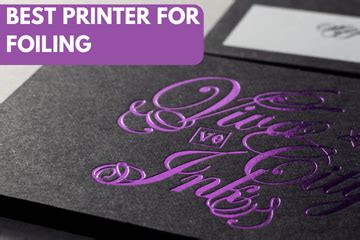 Laser Printer For Foiling