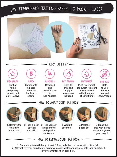 Laser Printer Tattoo Paper Instructions