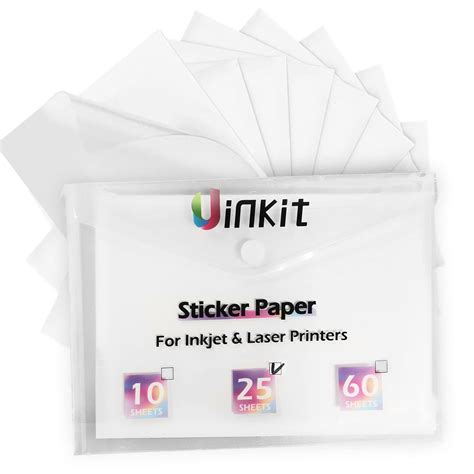 Laser Printer Transparent Sticker