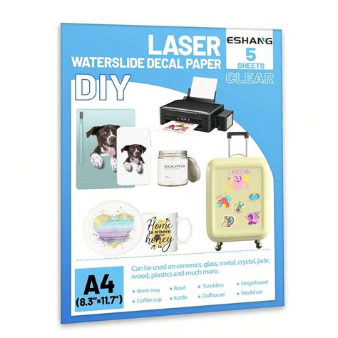 Laser Printer Waterslide Decal Paper