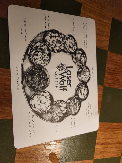 Laser Wolf Brooklyn Menu