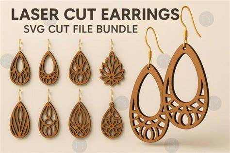 Download laser-cut-earring-svg-bundle SVG