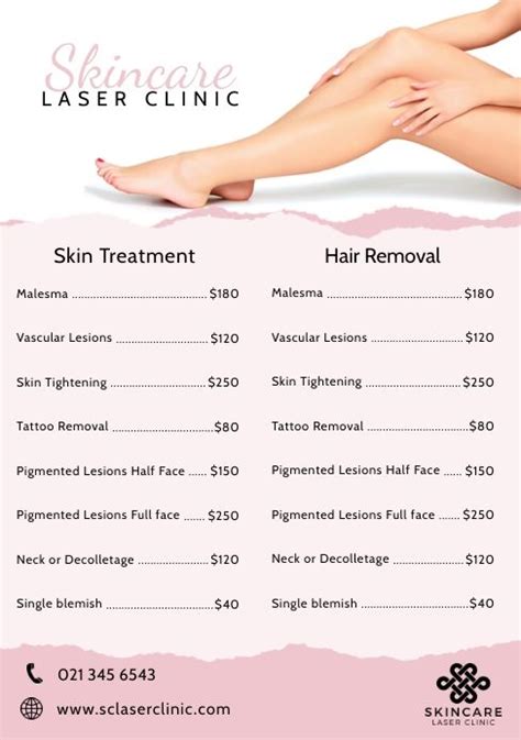 laseraway price list for skin rejuvenation