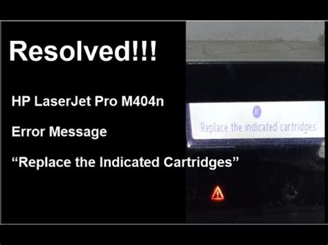 Laserjet Pro M404N Error Code 0Xb30581B9