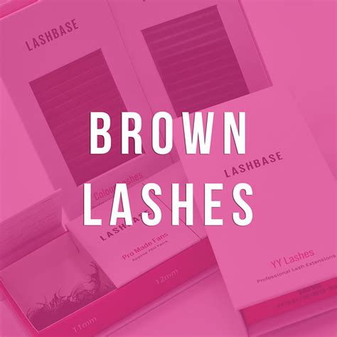 Lashbase Brown Lashes