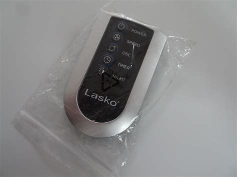 lasko fan remote code