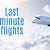 last minute flight booking tips
