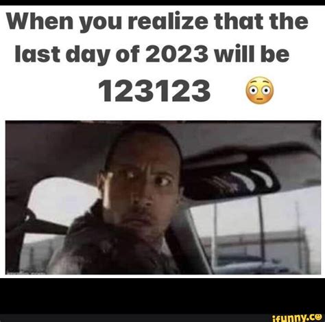 last day of 2023 count meme