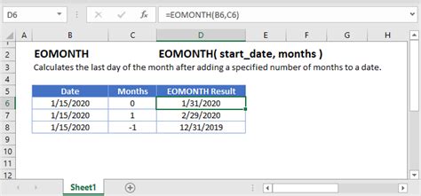 last day of month excel vba