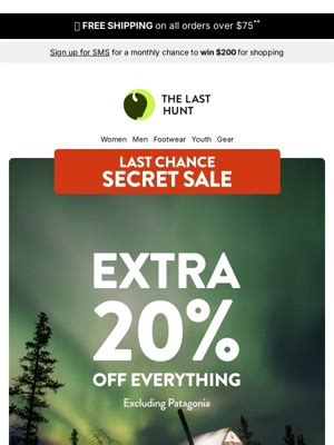 Last Hunt Coupon Code Canada