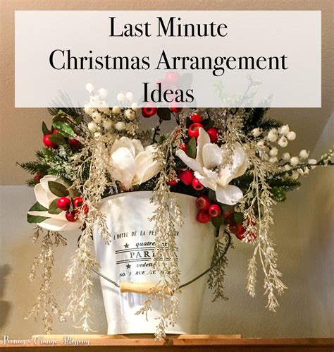 Last-Minute Arrangements