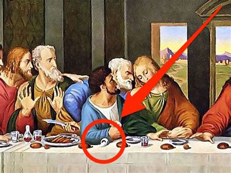 last supper da vinci judas salt