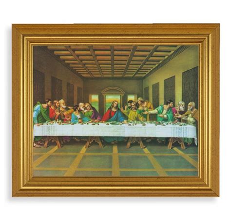 last supper framed picture