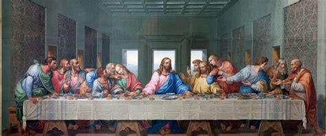 last supper painting located