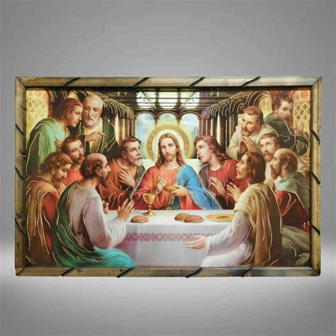 last supper picture with frame