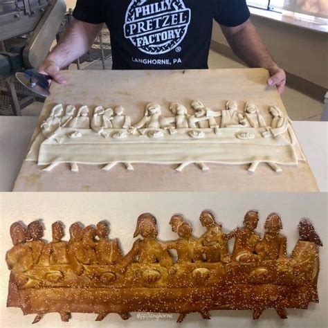 last supper pretzel factory