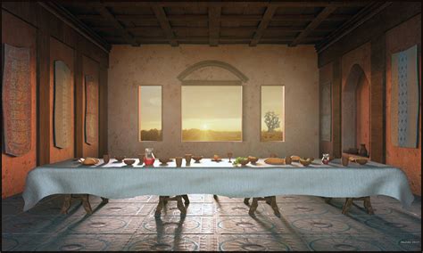 last supper table png