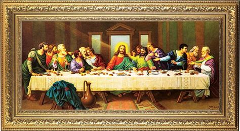 last supper wall frame