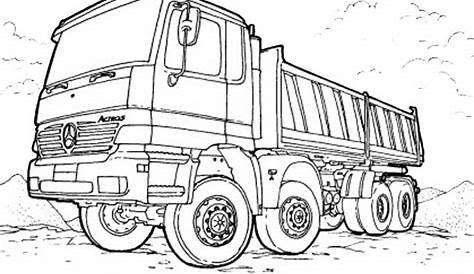 Malvorlage - Lastwagen ausmalbilder k0qmd