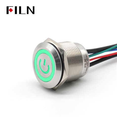 Latching Illuminated Push Button Switch