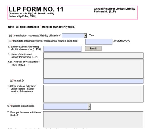late filing fees for llp form 11