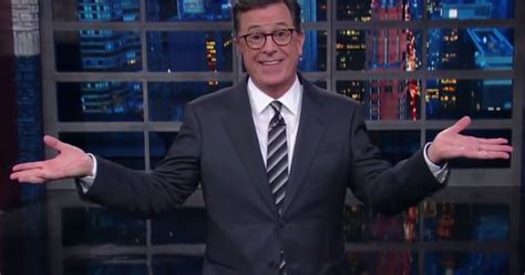 late night with stephen colbert monologue