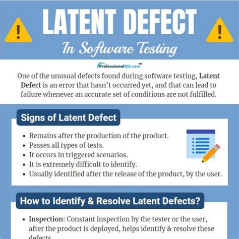 latent defect example in software testing