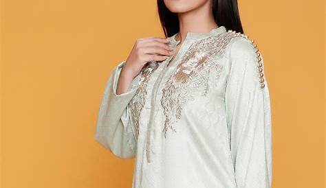Stylish Embroidered Neck Designs For Kurti Latest Trend 2017 2018