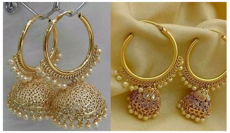 Latest Gold Earrings Designs 2018 New with Price in Pakistan