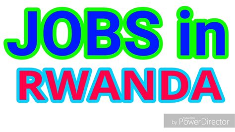 latest jobs in rwanda